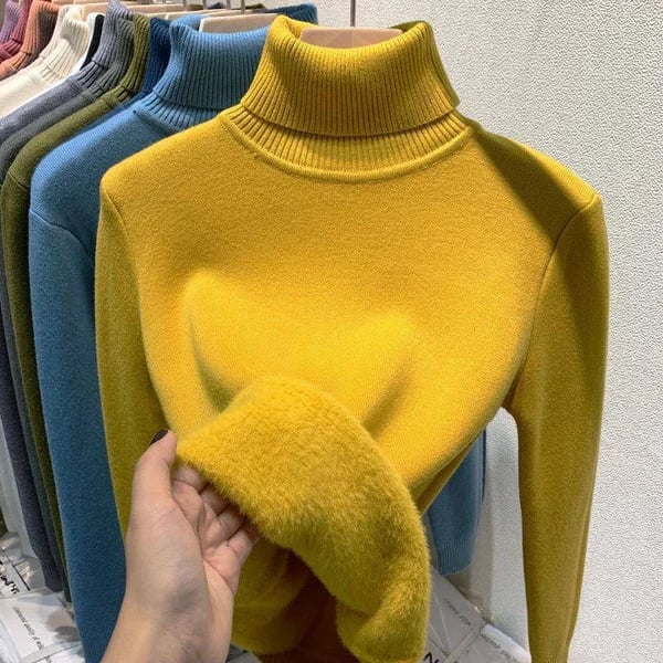 🎅Buy 2 10% OFF🎁 Winter Fleece Thick Knitted Bottoming Shirt