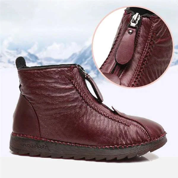 2023 popular winter boots!Women's Leather Non-Slip Ankle Boots