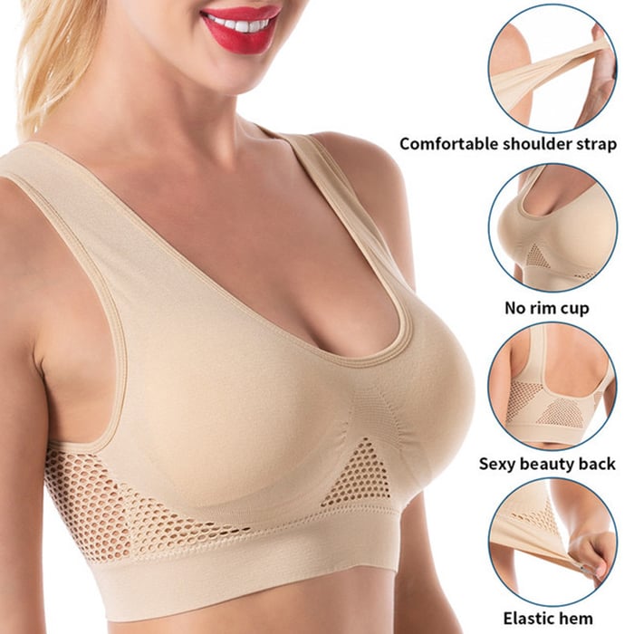 š„LAST DAY PROMOTION - 50% OFFš„ćBuy 3 GET 1 FreećBreathable Cool Liftup Air Bra