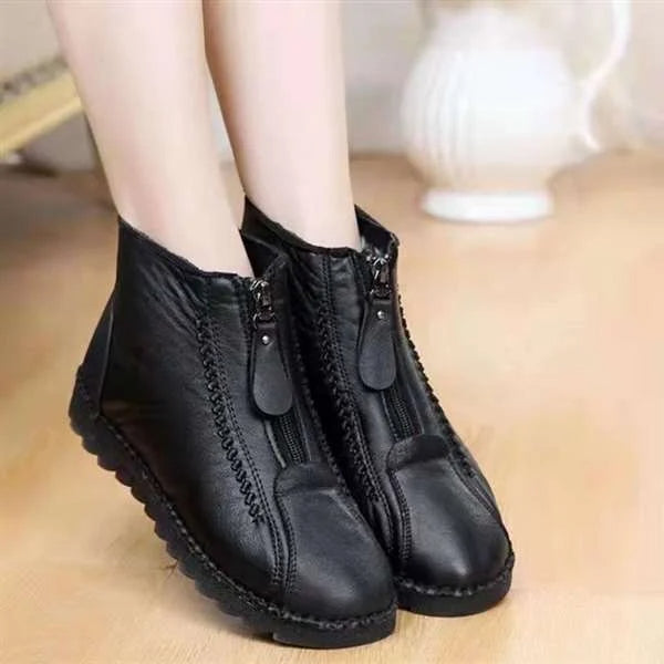 2023 popular winter boots!Women's Leather Non-Slip Ankle Boots