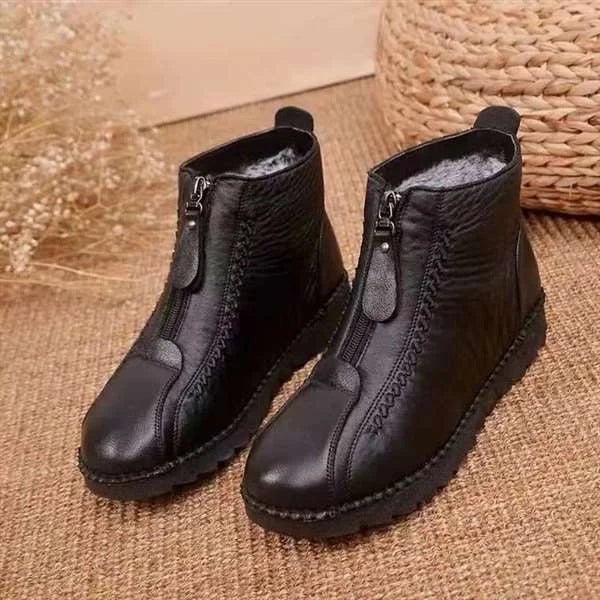 2023 popular winter boots!Women's Leather Non-Slip Ankle Boots