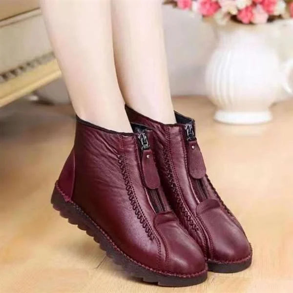 2023 popular winter boots!Women's Leather Non-Slip Ankle Boots
